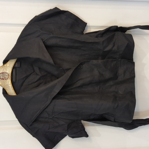 Grace Elements Tops - Linen Wrap Blouse